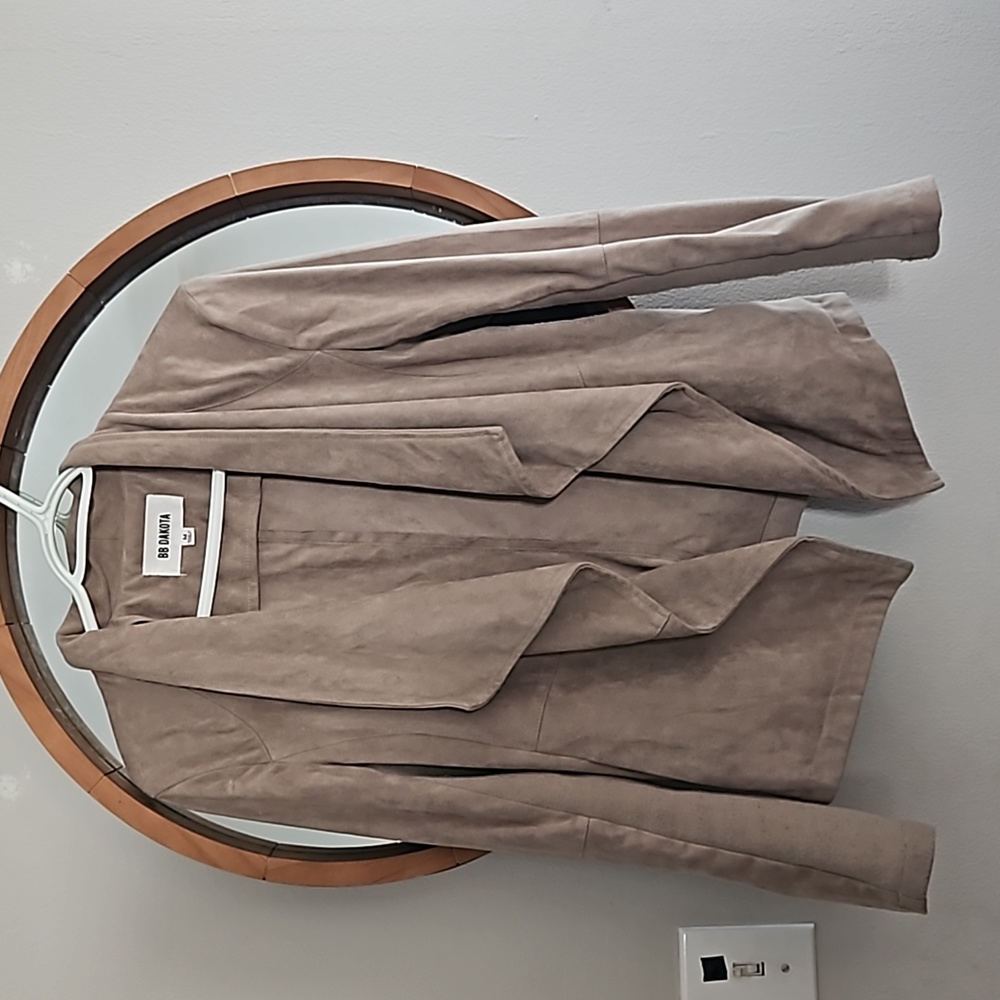 Faux Suede Jacket